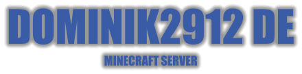 DOMINIK2912 DE MINECRAFT SERVER